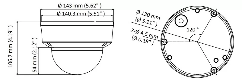 HIKVISION HIWATCH υβριδική κάμερα HWT-D323-Z, 2.7-13.5mm 2MP, IP66, IK10 4 HIKVISION HIWATCH υβριδική κάμερα HWT-D323-Z, 2.7-13.5mm 2MP, IP66, IK10 - Image 2
