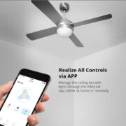 SONOFF smart διακόπτης ανεμιστήρα οροφής IFAN04 με RF χειριστήριο, Wi-Fi 3
