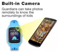 INTIME GPS smartwatch για παιδιά IT-54, 1.33", camera, 2G, IPX7, μαύρο 2
