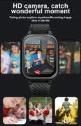 INTIME GPS smartwatch για παιδιά IT-061, 1.85", κάμερα, 4G, IPX7, μαύρο 3