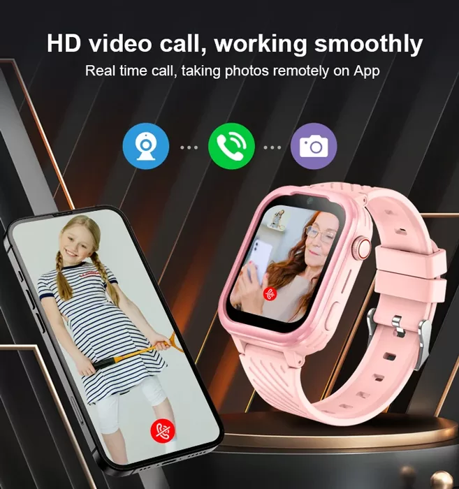INTIME GPS smartwatch για παιδιά IT-062, 1.85", κάμερα, 4G, IPX7, μπλε 6 INTIME GPS smartwatch για παιδιά IT-062, 1.85", κάμερα, 4G, IPX7, μπλε - Image 4