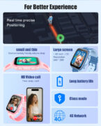 INTIME GPS smartwatch για παιδιά IT-072, 1.83", κάμερα, 4G, IPX5, μπλε 2