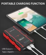 UTRAI εκκινητής μπαταρίας αυτοκινήτου JS-Mini με φακό, 12V/1000A, 13000mah 12 UTRAI εκκινητής μπαταρίας αυτοκινήτου JS-Mini με φακό, 12V/1000A, 13000mah 3