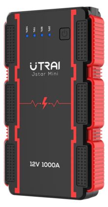 UTRAI εκκινητής μπαταρίας αυτοκινήτου JS-Mini με φακό, 12V/1000A, 13000mah