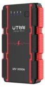 UTRAI εκκινητής μπαταρίας αυτοκινήτου JS-Mini με φακό, 12V/1000A, 13000mah