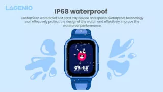 LAGENIO GPS smartwatch για παιδιά K10, 1.8", με κάμερα, 4G, IP68, μαύρο 5