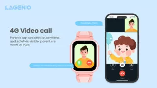 LAGENIO GPS smartwatch για παιδιά K10, 1.8", με κάμερα, 4G, IP68, μαύρο 11