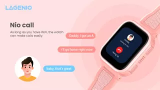 LAGENIO GPS smartwatch για παιδιά K10, 1.8", με κάμερα, 4G, IP68, μαύρο 12