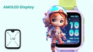 LAGENIO GPS smartwatch για παιδιά K9, 1.78" AMOLED, με κάμερα, 4G, IP68, μαύρο 8