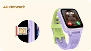 LAGENIO GPS smartwatch για παιδιά K9, 1.78" AMOLED, με κάμερα, 4G, IP68, μπλε 10