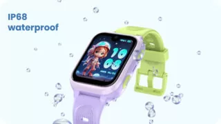 LAGENIO GPS smartwatch για παιδιά K9, 1.78" AMOLED, με κάμερα, 4G, IP68, μωβ 4