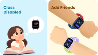 LAGENIO GPS smartwatch για παιδιά K9, 1.78" AMOLED, με κάμερα, 4G, IP68, μωβ 12