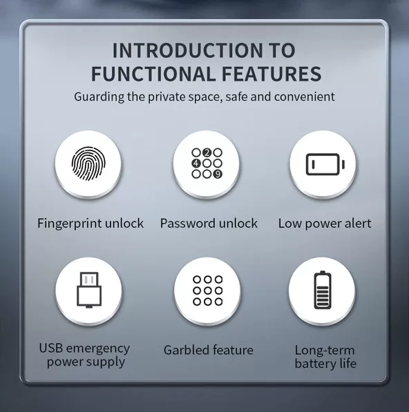 KERONG ηλεκτροπύρος KR-S1030, συνδυασμού & fingerprint, μαύρος 4 KERONG ηλεκτροπύρος KR-S1030, συνδυασμού & fingerprint, μαύρος - Image 2