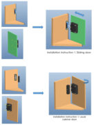 KERONG ηλεκτροπύρος KR-S80B, με RFID reader, ασημί 3