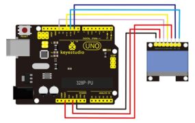 KEYESTUDIO OLED graphic display module KS0056, 1.3", 128x64 2
