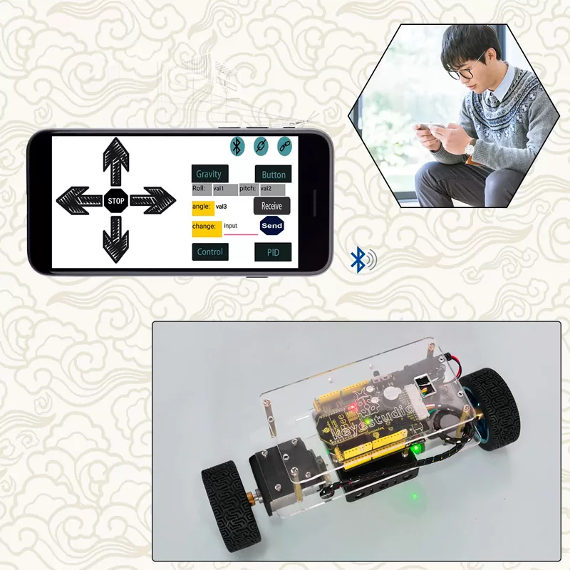 KEYESTUDIO Self-balancing Car Kit KS0193 για Arduino 4 KEYESTUDIO Self-balancing Car Kit KS0193 για Arduino - Image 2