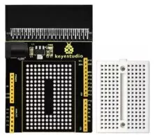 KEYESTUDIO Micro:bit prototyping shield V1 KS0292, με small breadboard