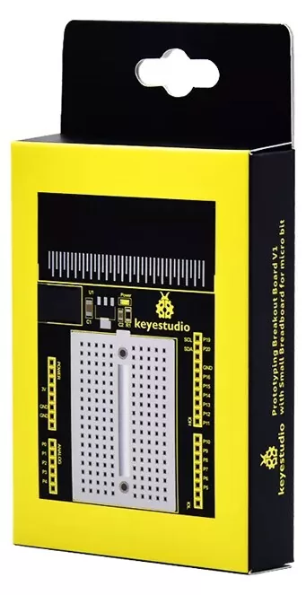 KEYESTUDIO Micro:bit prototyping shield V1 KS0292, με small breadboard 6 KEYESTUDIO Micro:bit prototyping shield V1 KS0292, με small breadboard - Image 4