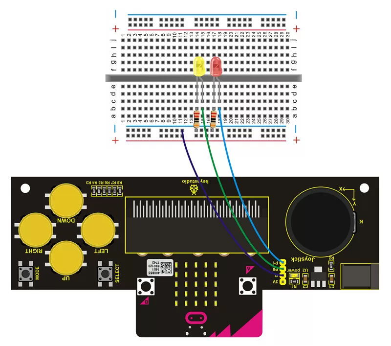 KEYESTUDIO joystick breakout board KS0296 για Micro:bit 4 KEYESTUDIO joystick breakout board KS0296 για Micro:bit - Image 2
