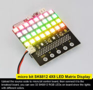 KEYESTUDIO SK6812 4x8 LED dot matrix shield KS0315 για Micro:bit 2