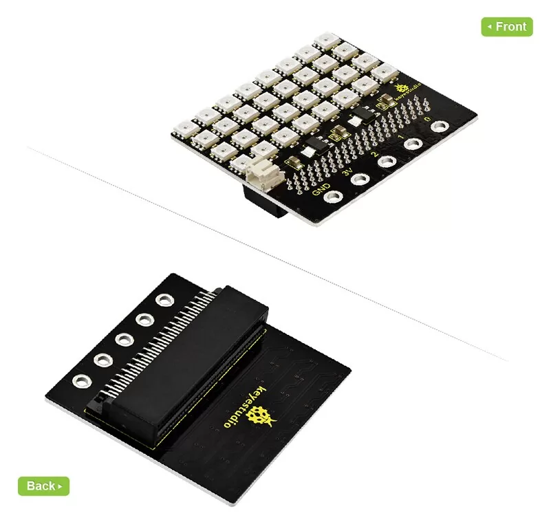 KEYESTUDIO SK6812 4x8 LED dot matrix shield KS0315 για Micro:bit 6 KEYESTUDIO SK6812 4x8 LED dot matrix shield KS0315 για Micro:bit - Image 4