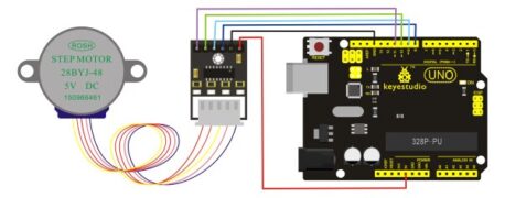 KEYESTUDIO stepper motor drive board και stepper motor KS0327, 5V, 3τμχ 7 KEYESTUDIO stepper motor drive board και stepper motor KS0327, 5V, 3τμχ 2
