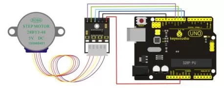KEYESTUDIO stepper motor drive board και stepper motor KS0327, 5V, 3τμχ 7 KEYESTUDIO stepper motor drive board και stepper motor KS0327, 5V, 3τμχ 2