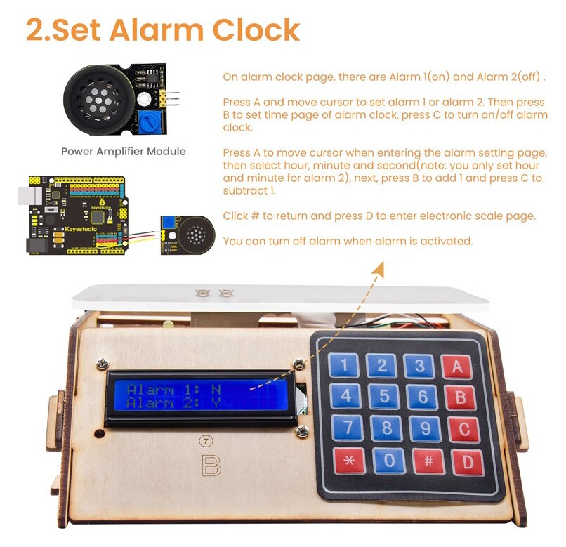 KEYESTUDIO Electronic Scale Kit KS0345 για Arduino 9 KEYESTUDIO Electronic Scale Kit KS0345 για Arduino - Image 7