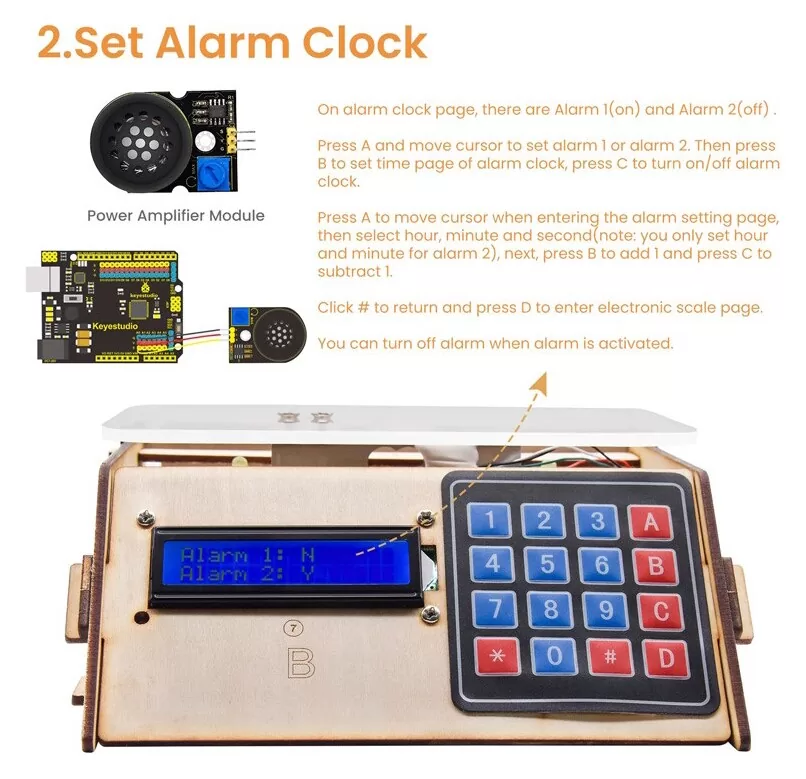KEYESTUDIO Electronic Scale Kit KS0345 για Arduino 9 KEYESTUDIO Electronic Scale Kit KS0345 για Arduino - Image 7