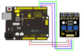 KEYESTUDIO 3-channel infrared line tracking sensor KS0453 2