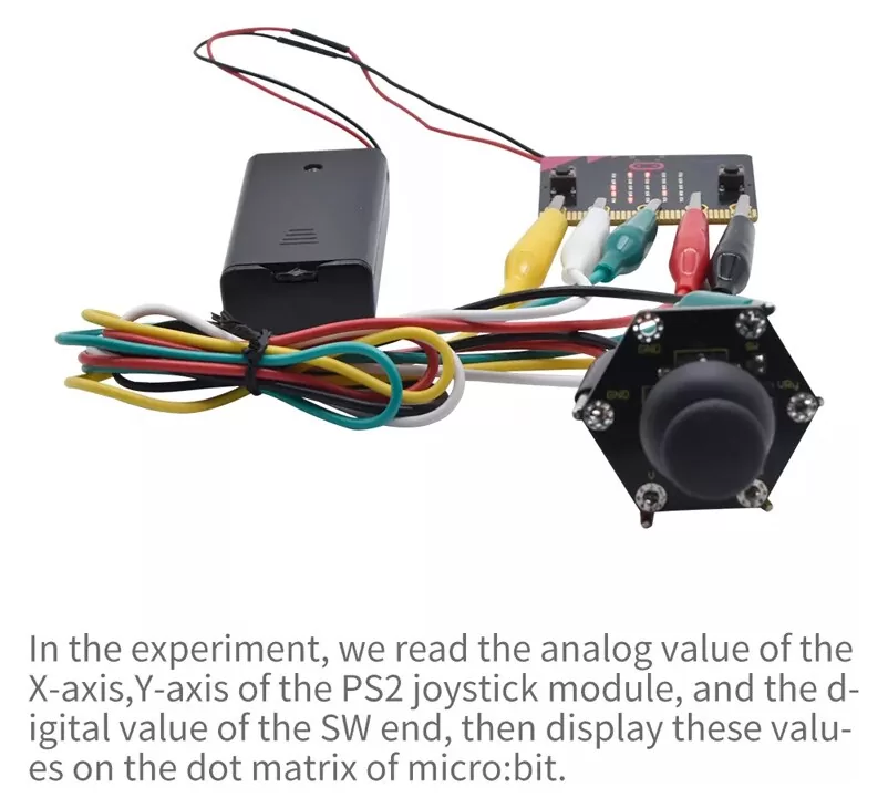KEYESTUDIO honeycomb PS2 joystick module KS0481 για Micro:bit 5 KEYESTUDIO honeycomb PS2 joystick module KS0481 για Micro:bit - Image 3