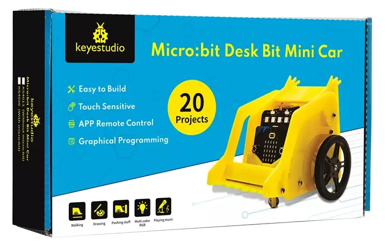 KEYESTUDIO desk bit mini car KS4026, για Micrο:bit STEM 9 KEYESTUDIO desk bit mini car KS4026, για Micrο:bit STEM - Image 7
