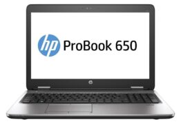 HP Laptop ProBook 650 G2, Refurbished Grade A, i5-6200U, 16/256GB M.2, 15.6", Cam, HD Graphics 520, FreeDOS 1