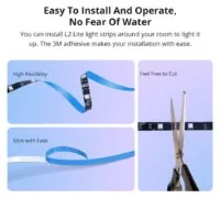 SONOFF smart LED καλωδιοταινία L2-LITE-5M, RGB, WiFi & BT, 5m 2