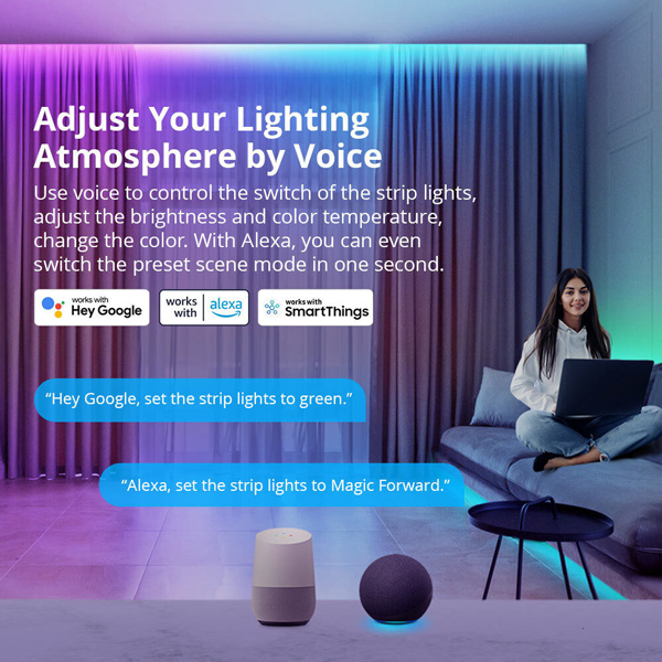 SONOFF smart LED καλωδιοταινία L3 Pro, RGBIC, αδιάβροχη, Wi-Fi & BT, 5m 5 SONOFF smart LED καλωδιοταινία L3 Pro, RGBIC, αδιάβροχη, Wi-Fi & BT, 5m - Image 3