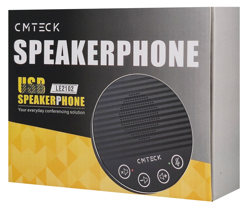 CMTECK επιτραπέζιο μικρόφωνο LE2102 με ηχείο, omnidirectional, USB/USB-C, μαύρο 7 CMTECK επιτραπέζιο μικρόφωνο LE2102 με ηχείο, omnidirectional, USB/USB-C, μαύρο - Image 5