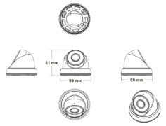 LONGSE υβριδική κάμερα LIRDLAHTC200FPE, 2.8mm, 5MP, IR έως 20m 3