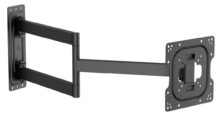 BRATECK επιτοίχια βάση τηλεόρασης LPA95-223L, 23-43", έως 50kg, full motion