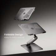 BRATECK μεταλλική βάση για laptop LPS09-02, 11~17", foldable, γκρι 10 BRATECK μεταλλική βάση για laptop LPS09-02, 11~17", foldable, γκρι 2