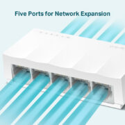 TP-LINK desktop switch LiteWave LS1005, 5-port 10/100Mbps, Ver 1.0 4