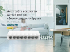 TP-LINK desktop switch LiteWave LS1008, 8-port 10/100Mbps, Ver 1.0 2