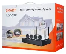 LONGSE NVR καταγραφικό με 4 κάμερες LW5MC84B1, WiFi, 5MP, 8 κανάλια 3