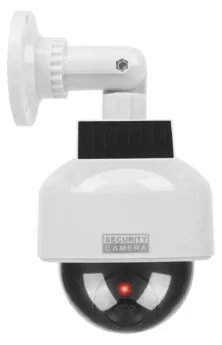 Ψεύτικη κάμερα CCTV LXKAM15 με LED, ηλιακή, λευκή