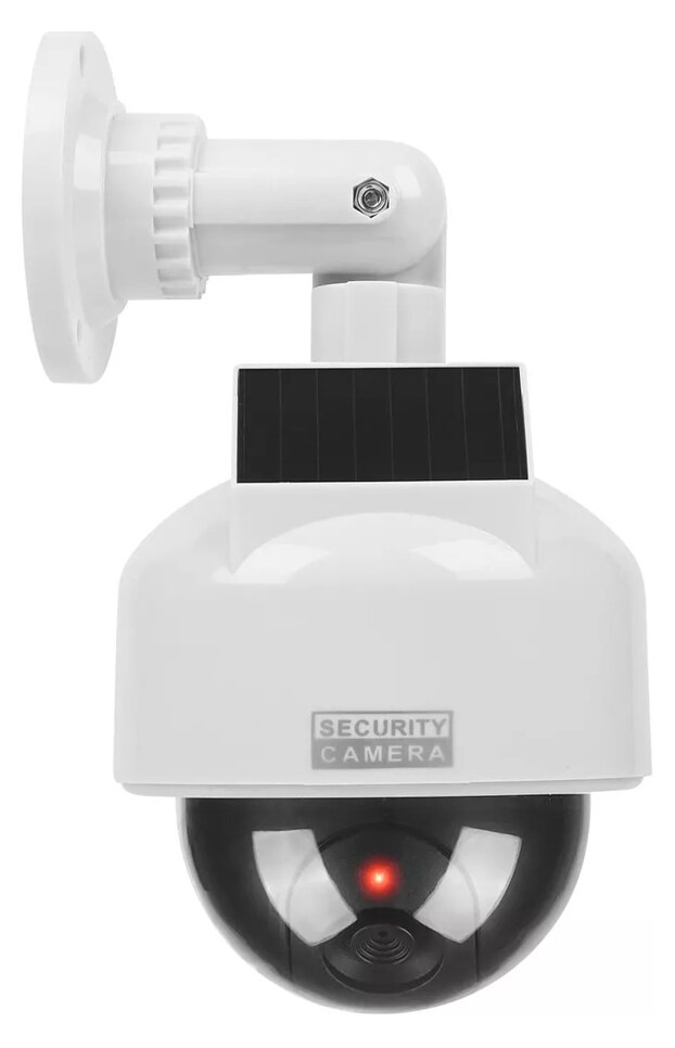 Ψεύτικη κάμερα CCTV LXKAM15 με LED, ηλιακή, λευκή 3 Ψεύτικη κάμερα CCTV LXKAM15 με LED, ηλιακή, λευκή