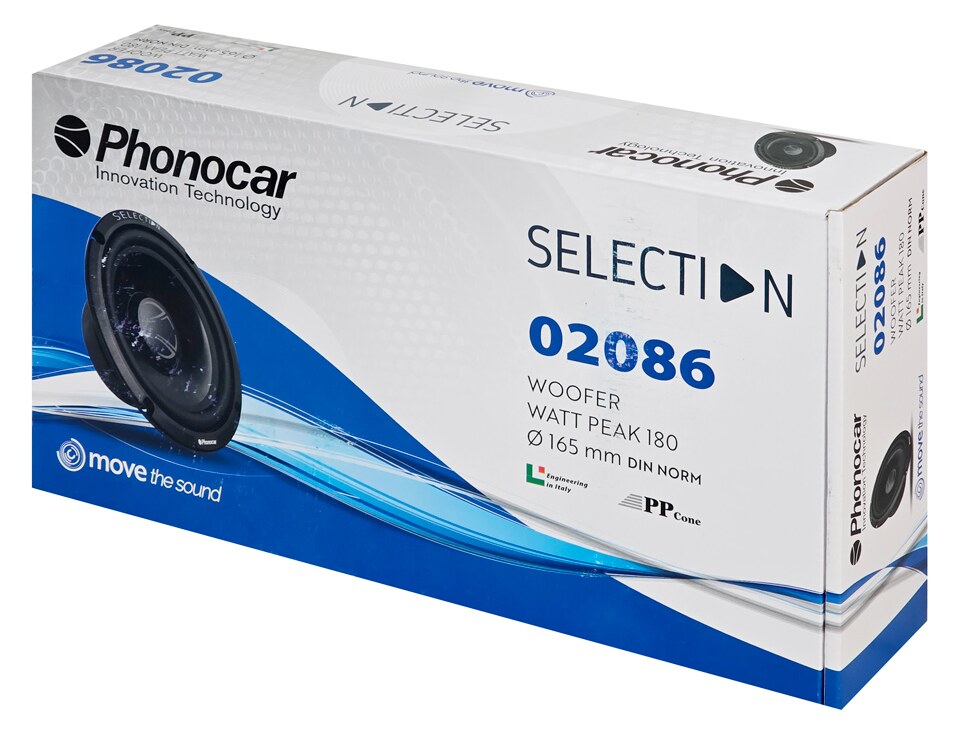 PHONOCAR σετ ηχεία αυτοκινήτου Selection 02086, 6.5", 90W, woofer 5 PHONOCAR σετ ηχεία αυτοκινήτου Selection 02086, 6.5", 90W, woofer - Image 3