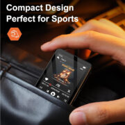 RUIZU MP3 player M19 με οθόνη αφής 2.4", 32GB, Bluetooth, μαύρο 3