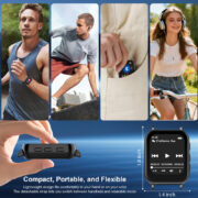 RUIZU MP3 player M8, 1.54", 32GB, Bluetooth, ελληνικό μενού, μαύρο 5
