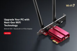 MERCUSYS κάρτα δικτύου WiFi 7 & Bluetooth MA37BE, 6500Mbps BE6500, PCIe, V1.0 11 MERCUSYS κάρτα δικτύου WiFi 7 & Bluetooth MA37BE, 6500Mbps BE6500, PCIe, V1.0 2