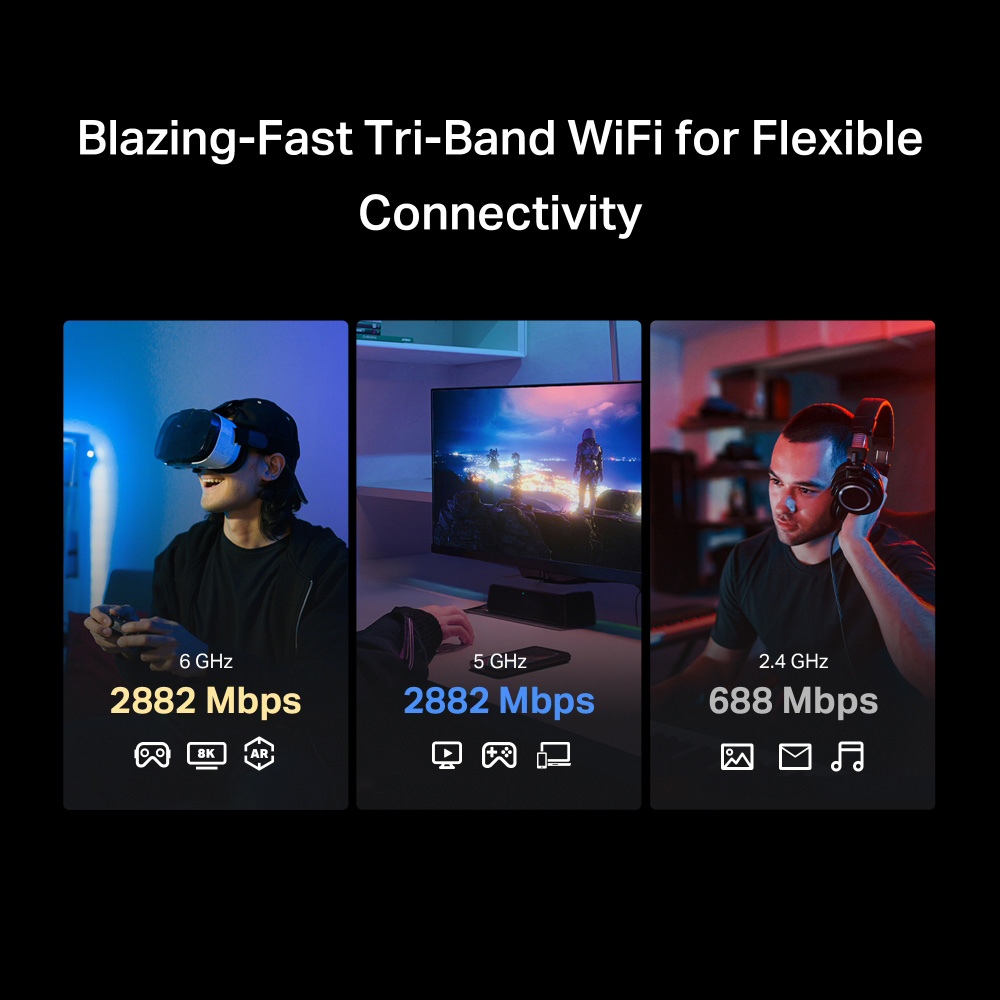 MERCUSYS κάρτα δικτύου WiFi 7 & Bluetooth MA37BE, 6500Mbps BE6500, PCIe, V1.0 6 MERCUSYS κάρτα δικτύου WiFi 7 & Bluetooth MA37BE, 6500Mbps BE6500, PCIe, V1.0 - Image 4