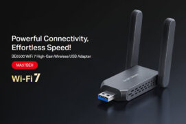 MERCUSYS ασύρματος USB αντάπτορας δικτύου MA37BEH, BE6500, Tri-Band, V1.0 2